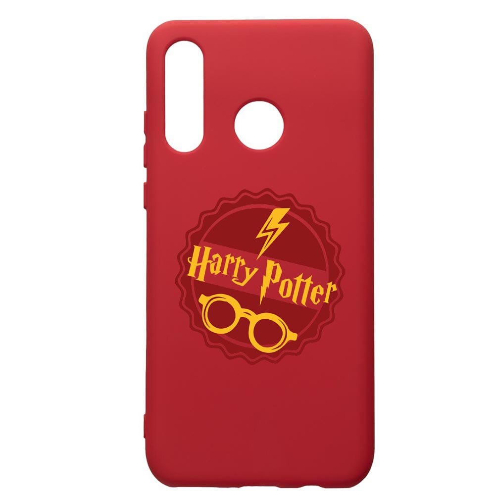 Husa Premium Silicon Compatibila Cu Huawei P30 Lite, Harry Potter Thunder, silicon, cu interiorul din material textil, protectie camera, Red, PR864