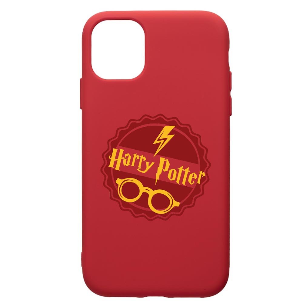 Husa Premium Silicon Compatibila Cu Apple iPhone 11, Harry Potter Thunder, silicon, cu interiorul din material textil, protectie camera, Red, PR864