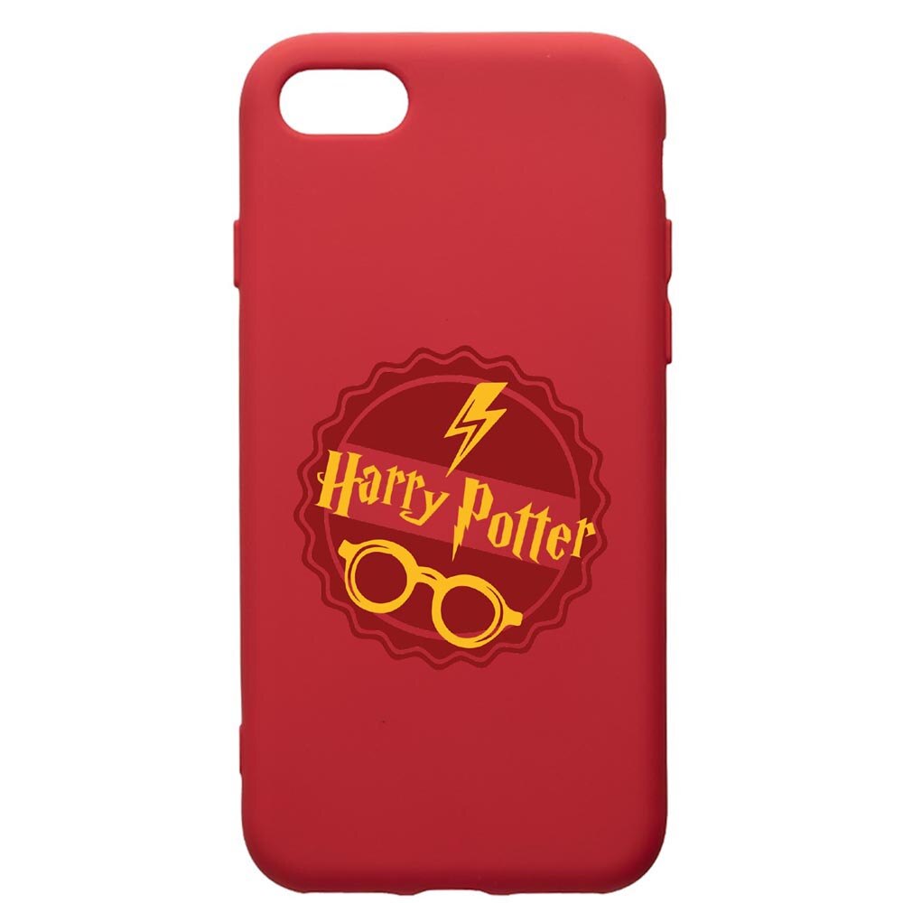 Husa Premium Silicon Compatibila Cu Apple iPhone 8 Plus / iPhone 7 Plus, Harry Potter Thunder, silicon, cu interiorul din material textil, protectie camera, Red, PR864