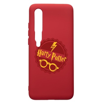 Husa Premium Silicon Compatibila Cu Xiaomi Mi 10 / Mi 10 Pro, Harry Potter Thunder, silicon, cu interiorul din material textil, protectie camera, Red, PR864 Husa Premium Silicon Compatibila Cu Xiaomi Mi 10 / Mi 10 Pro, Harry Potter Thunder, silicon, cu interiorul din material textil, protectie camera, Red, PR864