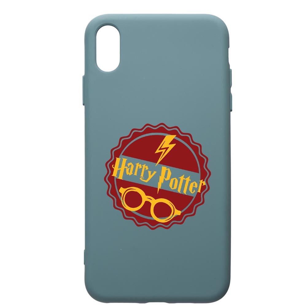 Husa Premium Silicon Compatibila Cu Apple iPhone XS Max, Harry Potter Thunder, silicon, cu interiorul din material textil, protectie camera, Cornflower, PCF864