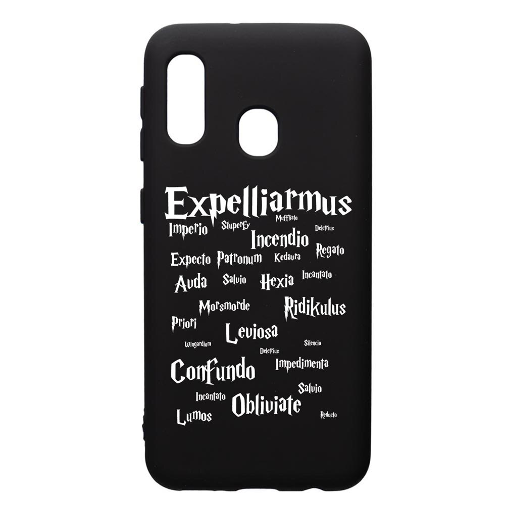 Husa Premium Silicon Compatibila Cu Samsung Galaxy A20E, Harry Potter Spells, silicon, cu interiorul din material textil, protectie camera, PB865