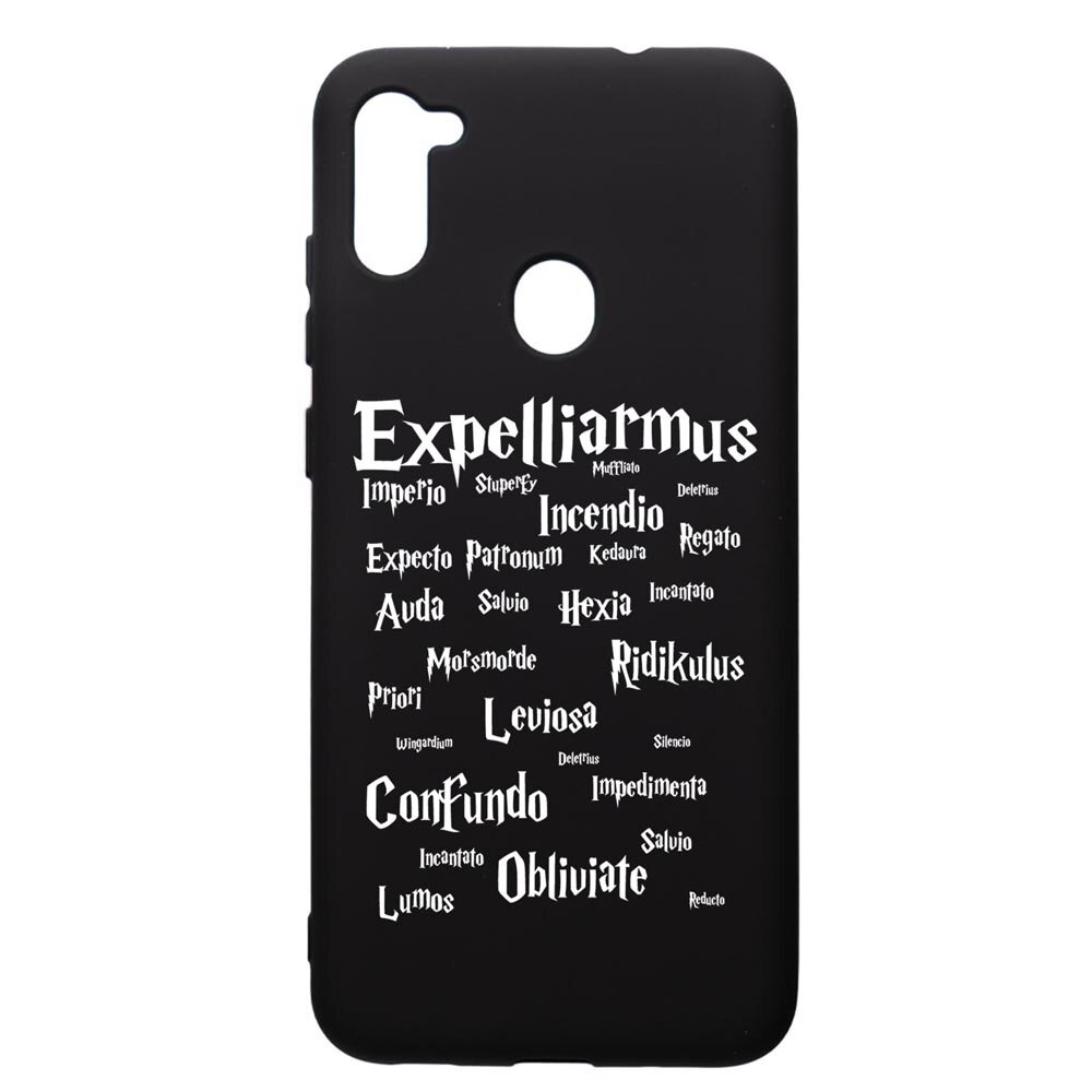 Husa Premium Silicon Compatibila Cu Samsung Galaxy A11, Harry Potter Spells, silicon, cu interiorul din material textil, protectie camera, PB865