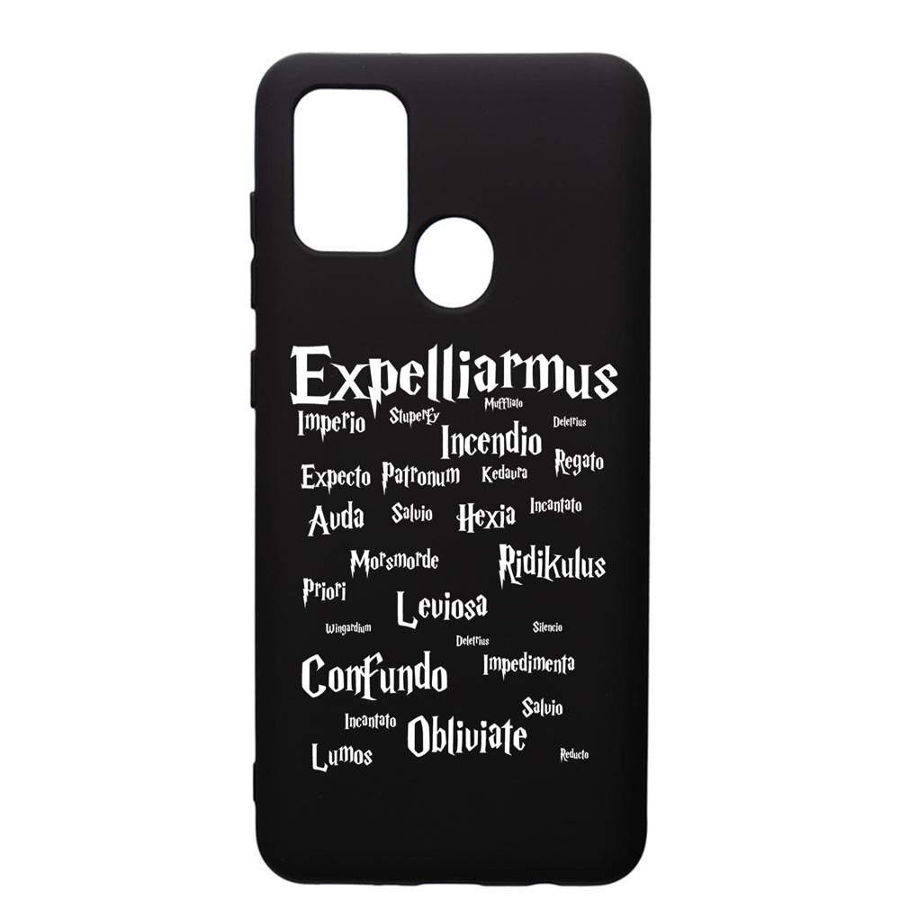 Husa Premium Silicon Compatibila Cu Samsung Galaxy A21, Harry Potter Spells, silicon, cu interiorul din material textil, protectie camera, PB865
