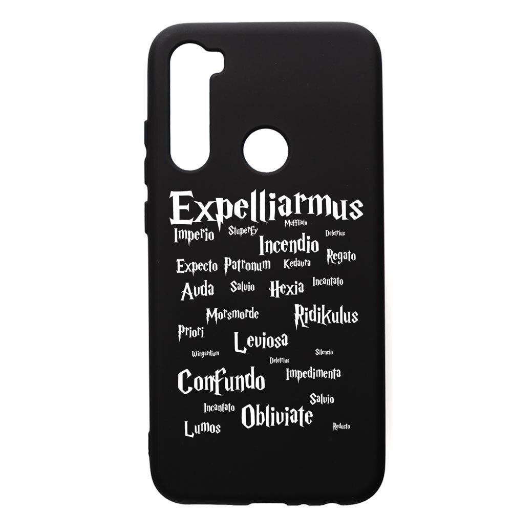 Husa Premium Silicon Compatibila Cu Xiaomi Redmi Note 8, Harry Potter Spells, silicon, cu interiorul din material textil, protectie camera, PB865