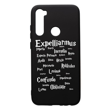 Husa Premium Silicon Compatibila Cu Xiaomi Redmi Note 8, Harry Potter Spells, silicon, cu interiorul din material textil, protectie camera, PB865 Husa Premium Silicon Compatibila Cu Xiaomi Redmi Note 8, Harry Potter Spells, silicon, cu interiorul din material textil, protectie camera, PB865
