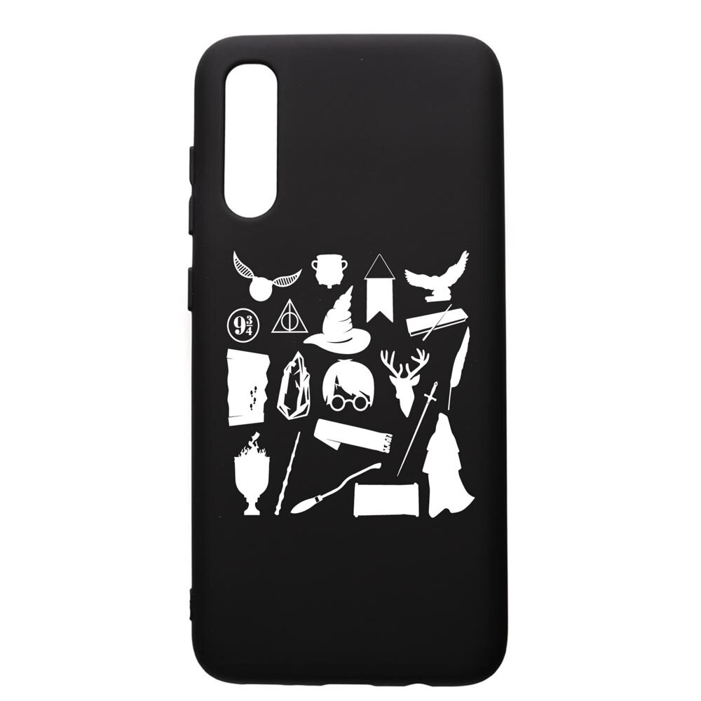 Husa Premium Silicon Compatibila Cu Samsung Galaxy A30S, Harry Potter Symbols, silicon, cu interiorul din material textil, protectie camera, PB866
