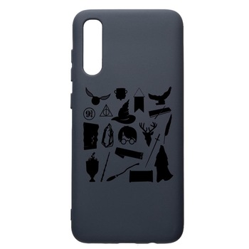 Husa Premium Silicon Compatibila Cu Samsung Galaxy A50, Harry Potter Symbols, cu interiorul din material textil, protectie camera, Alaskan Blue, PAB866 Husa Premium Silicon Compatibila Cu Samsung Galaxy A50, Harry Potter Symbols, cu interiorul din material textil, protectie camera, Alaskan Blue, PAB866