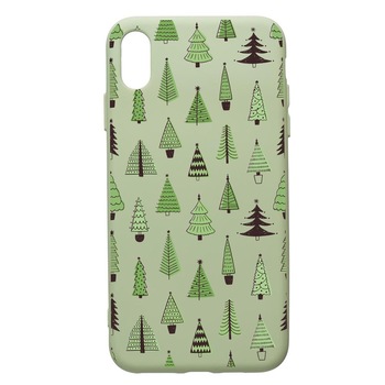 Husa Premium Silicon Compatibila Cu Huawei Y6 2019, Christmas Tree Shapes, cu interiorul din material textil, protectie camera, Beryl, PGR872 Husa Premium Silicon Compatibila Cu Huawei Y6 2019, Christmas Tree Shapes, cu interiorul din material textil, protectie camera, Beryl, PGR872