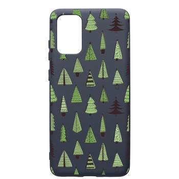 Husa Premium Silicon Compatibila Cu Samsung Galaxy S20 Plus, Christmas Tree Shapes, cu interiorul din material textil, protectie camera, Alaskan Blue, PAB872 Husa Premium Silicon Compatibila Cu Samsung Galaxy S20 Plus, Christmas Tree Shapes, cu interiorul din material textil, protectie camera, Alaskan Blue, PAB872