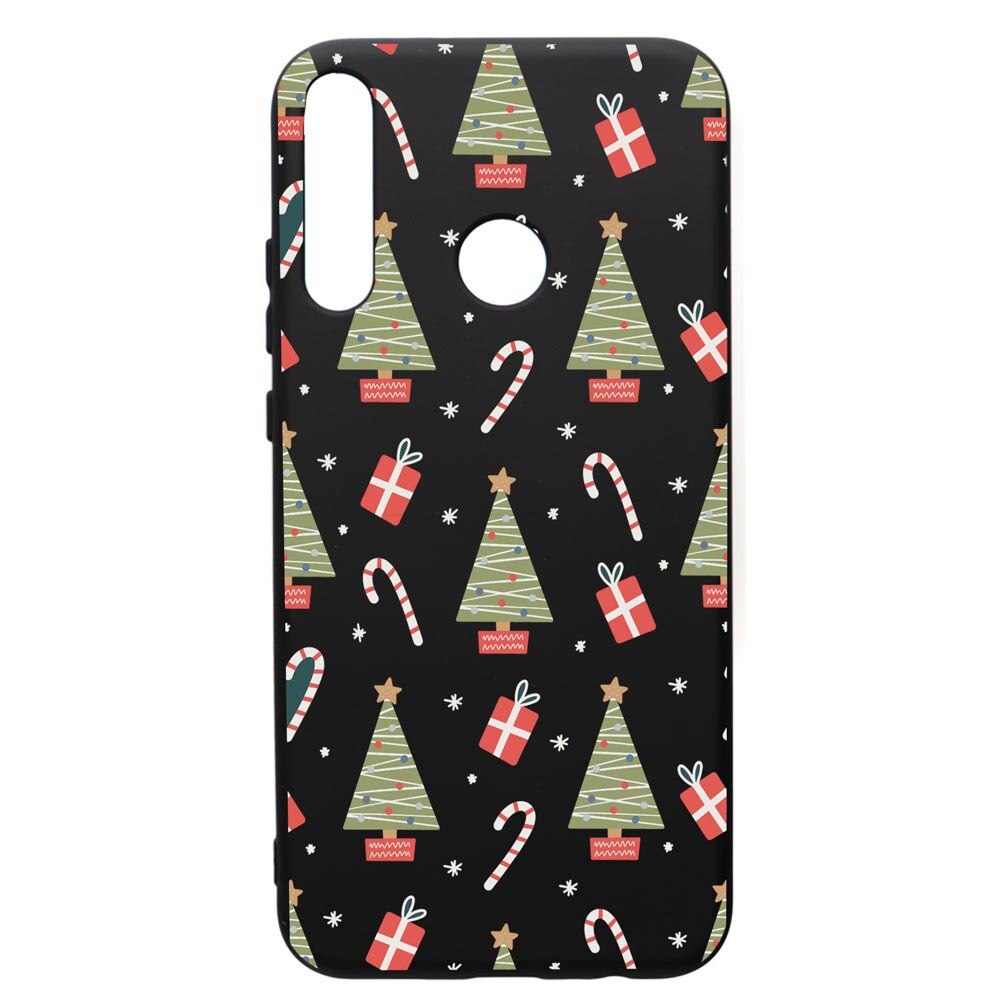 Husa Premium Silicon Compatibila Cu Huawei P40 Lite E / Y7p, Christmas Pattern, silicon, cu interiorul din material textil, protectie camera, PB873