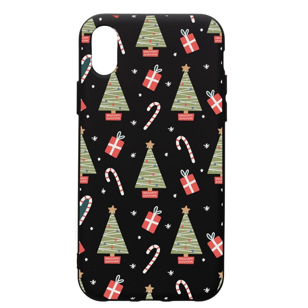 Husa Premium Silicon Compatibila Cu Apple iPhone XR, Christmas Pattern, silicon, cu interiorul din material textil, protectie camera, PB873