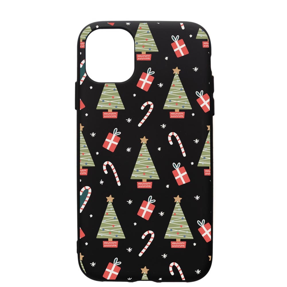 Husa Premium Silicon Compatibila Cu Apple iPhone 12 Pro Max, Christmas Pattern, silicon, cu interiorul din material textil, protectie camera, PB873