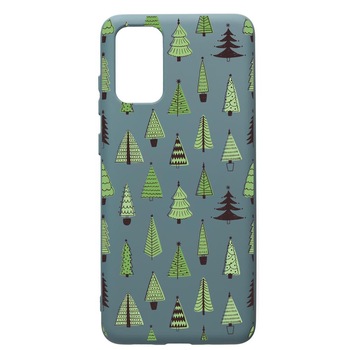Husa Premium Silicon Compatibila Cu Samsung Galaxy S20 Plus, Christmas Tree Shapes, silicon, cu interiorul din material textil, protectie camera, Cornflower, PCF872 Husa Premium Silicon Compatibila Cu Samsung Galaxy S20 Plus, Christmas Tree Shapes, silicon, cu interiorul din material textil, protectie camera, Cornflower, PCF872