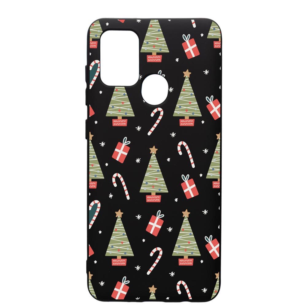 Husa Premium Silicon Compatibila Cu Samsung Galaxy A21, Christmas Pattern, silicon, cu interiorul din material textil, protectie camera, PB873