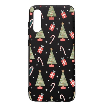 Husa Premium Silicon Compatibila Cu Samsung Galaxy A50, Christmas Pattern, silicon, cu interiorul din material textil, protectie camera, PB873 Husa Premium Silicon Compatibila Cu Samsung Galaxy A50, Christmas Pattern, silicon, cu interiorul din material textil, protectie camera, PB873
