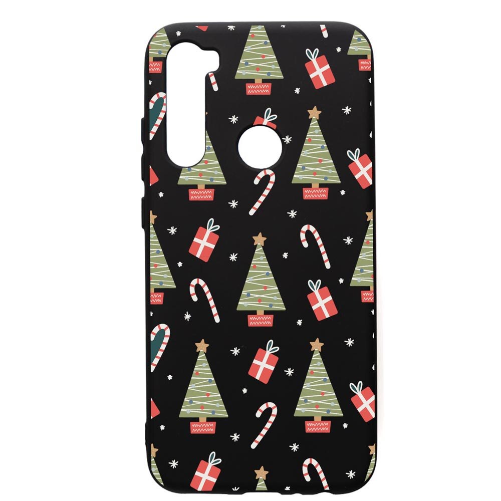 Husa Premium Silicon Compatibila Cu Xiaomi Redmi Note 8, Christmas Pattern, silicon, cu interiorul din material textil, protectie camera, PB873
