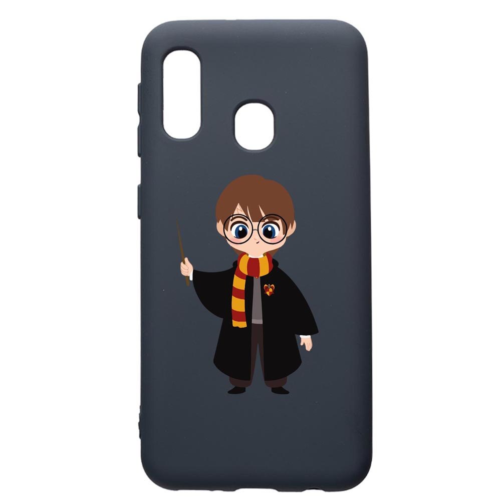 Husa Premium Silicon Compatibila Cu Samsung Galaxy A20E, Harry Potter Animated, cu interiorul din material textil, protectie camera, Alaskan Blue, PAB867