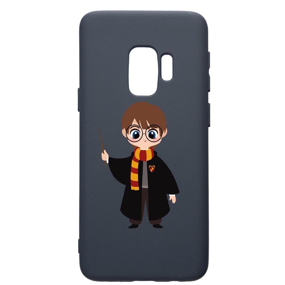 Husa Premium Silicon Compatibila Cu Samsung Galaxy S9, Harry Potter Animated, cu interiorul din material textil, protectie camera, Alaskan Blue, PAB867