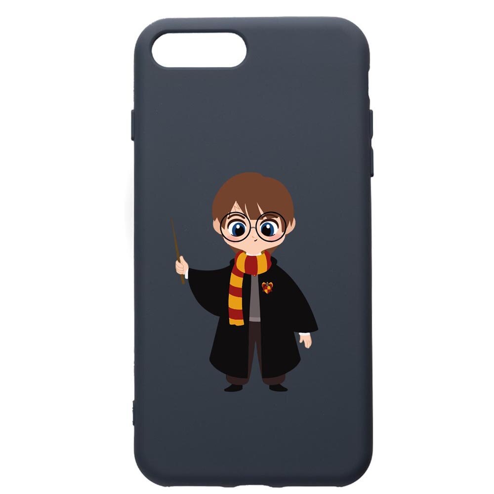 Husa Premium Silicon Compatibila Cu Apple iPhone 8 Plus / iPhone 7 Plus, Harry Potter Animated, cu interiorul din material textil, protectie camera, Alaskan Blue, PAB867
