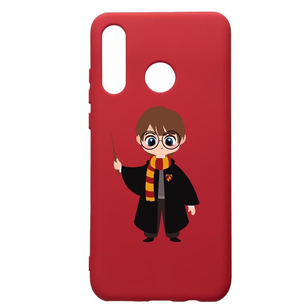 Husa Premium Silicon Compatibila Cu Huawei P30 Lite, Harry Potter Animated, silicon, cu interiorul din material textil, protectie camera, Red, PR867