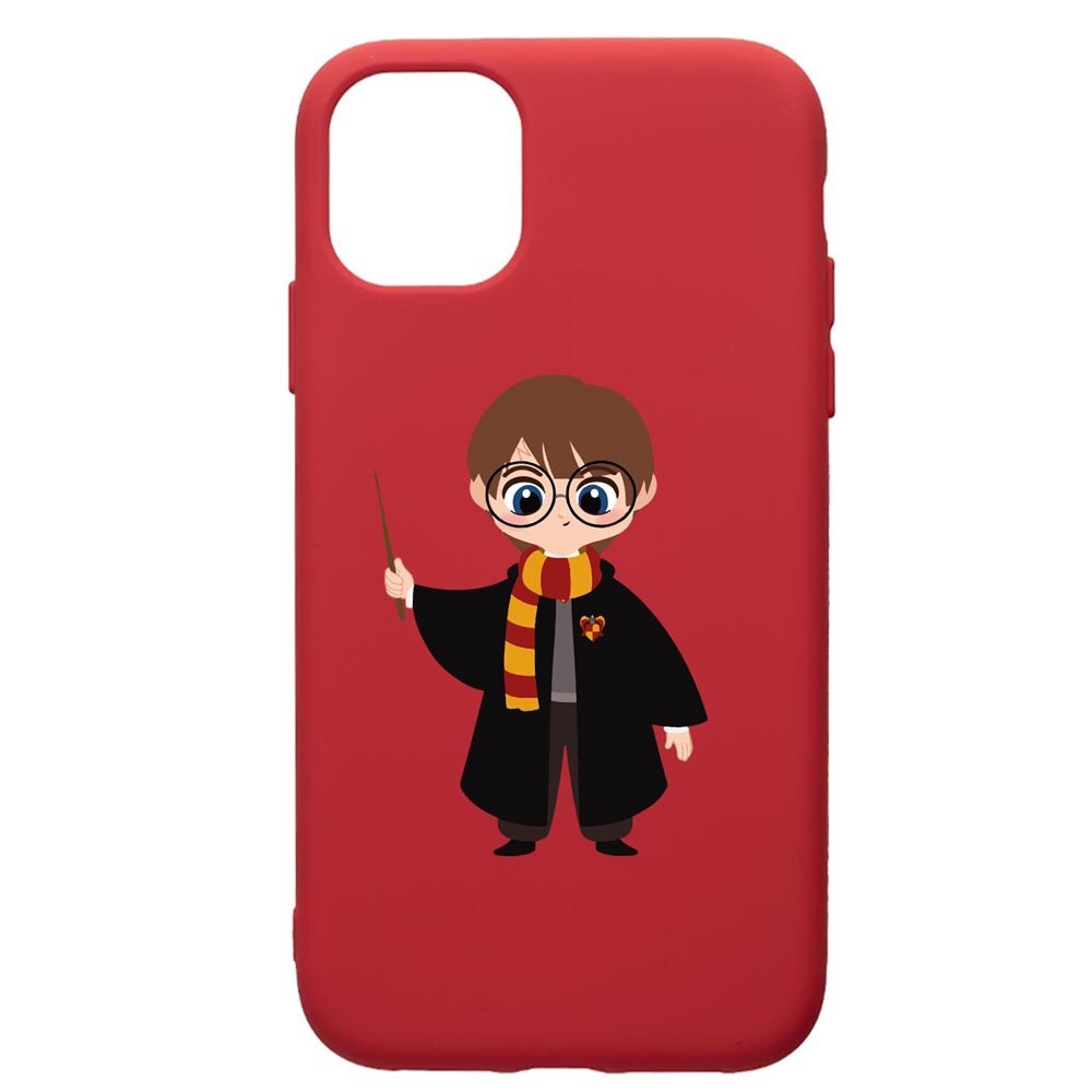 Husa Premium Silicon Compatibila Cu Apple iPhone 12 Mini, Harry Potter Animated, silicon, cu interiorul din material textil, protectie camera, Red, PR867