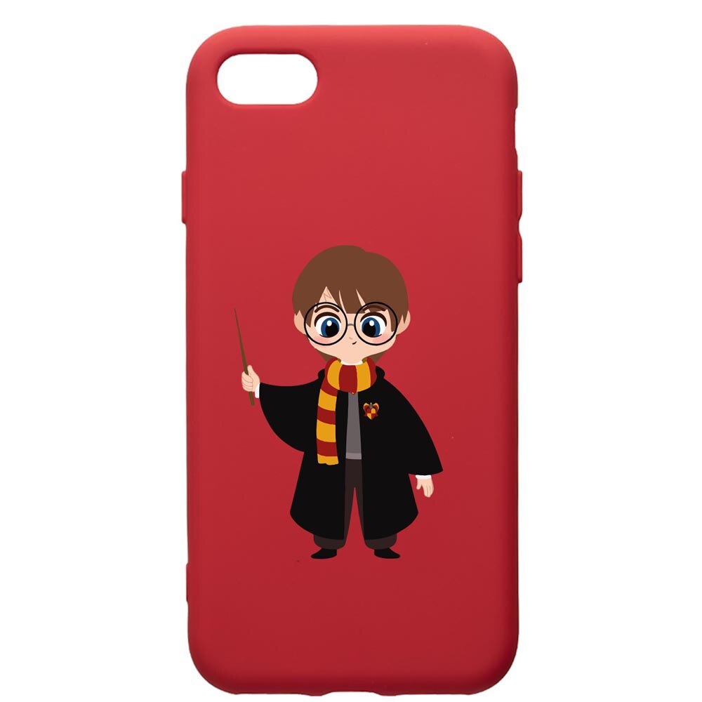 Husa Premium Silicon Compatibila Cu Apple iPhone 8 Plus / iPhone 7 Plus, Harry Potter Animated, silicon, cu interiorul din material textil, protectie camera, Red, PR867