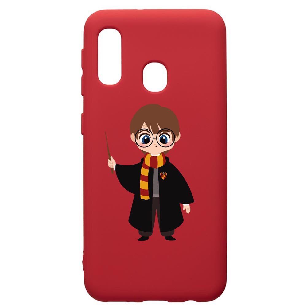 Husa Premium Silicon Compatibila Cu Samsung Galaxy A20E, Harry Potter Animated, silicon, cu interiorul din material textil, protectie camera, Red, PR867