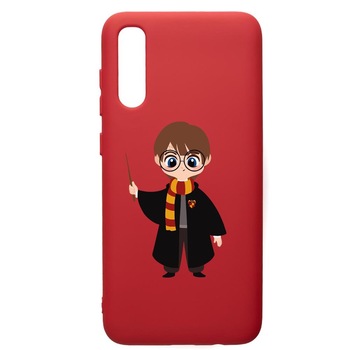 Husa Premium Silicon Compatibila Cu Samsung Galaxy A30S, Harry Potter Animated, silicon, cu interiorul din material textil, protectie camera, Red, PR867 Husa Premium Silicon Compatibila Cu Samsung Galaxy A30S, Harry Potter Animated, silicon, cu interiorul din material textil, protectie camera, Red, PR867