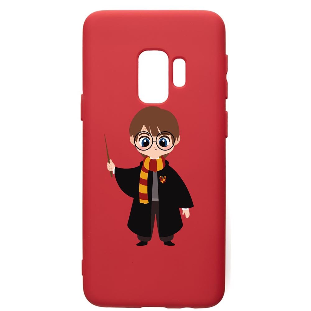 Husa Premium Silicon Compatibila Cu Samsung Galaxy S9, Harry Potter Animated, silicon, cu interiorul din material textil, protectie camera, Red, PR867