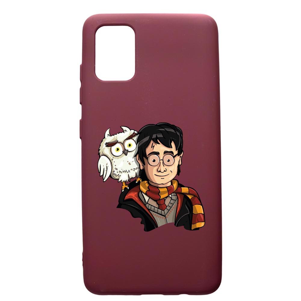 Husa Premium Silicon compatibila cu Samsung Galaxy S20 Plus, Harry Potter Hogwarts, cu interiorul din material textil, protectie camera, Burgundy, PBR868
