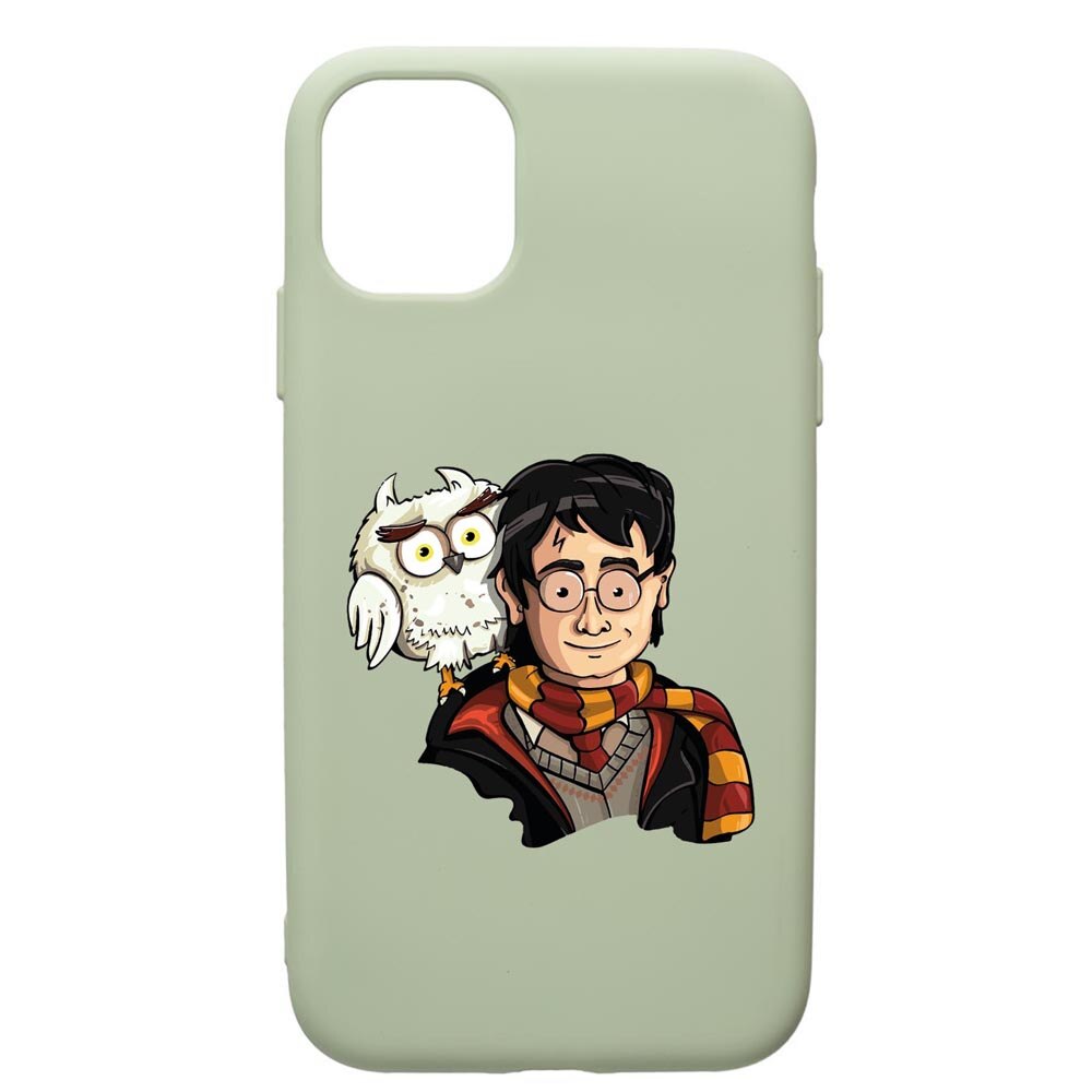 Husa Premium Silicon Compatibila Cu Apple iPhone 11, Harry Potter Hogwarts, cu interiorul din material textil, protectie camera, Beryl, PGR868