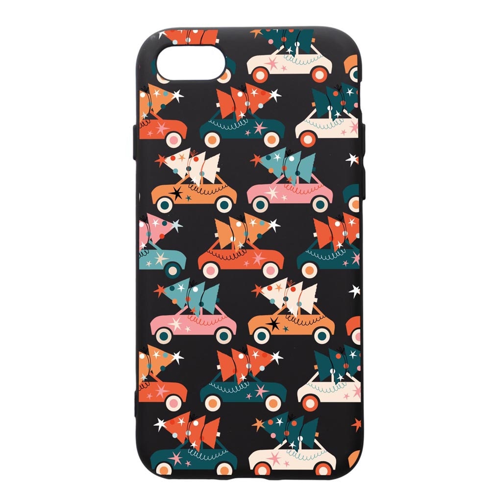 Husa Premium Silicon Compatibila Cu Apple iPhone SE 2 / iPhone 8 / iPhone 7, Christmas Season, silicon, cu interiorul din material textil, protectie camera, PB874