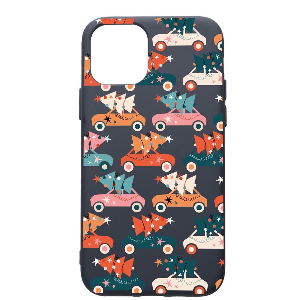 Husa Premium Silicon Compatibila Cu Apple IPhone 11, Christmas Season, cu interiorul din material textil, protectie camera, Alaskan Blue, PAB874