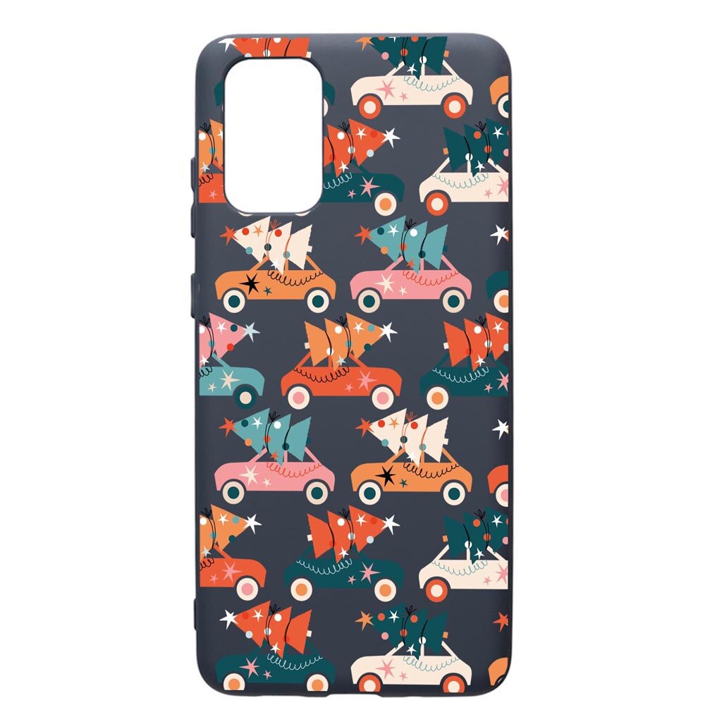 Husa Premium Silicon Compatibila Cu Samsung Galaxy S20 Plus, Christmas Season, cu interiorul din material textil, protectie camera, Alaskan Blue, PAB874