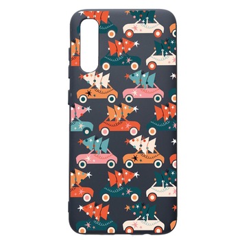 Husa Premium Silicon Compatibila Cu Samsung Galaxy A50, Christmas Season, cu interiorul din material textil, protectie camera, Alaskan Blue, PAB874 Husa Premium Silicon Compatibila Cu Samsung Galaxy A50, Christmas Season, cu interiorul din material textil, protectie camera, Alaskan Blue, PAB874