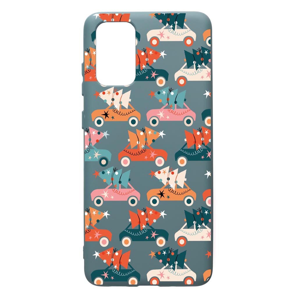 Husa Premium Silicon Compatibila Cu Samsung Galaxy S20 Plus, Christmas Season, silicon, cu interiorul din material textil, protectie camera, Cornflower, PCF874