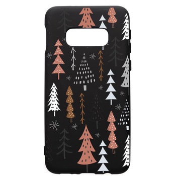 Husa Premium Silicon Compatibila Cu Samsung Galaxy S10E, Hand Drawn Christmas Tree, silicon, cu interiorul din material textil, protectie camera, PB875 Husa Premium Silicon Compatibila Cu Samsung Galaxy S10E, Hand Drawn Christmas Tree, silicon, cu interiorul din material textil, protectie camera, PB875