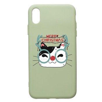 Husa Premium Silicon Compatibila Cu Huawei Y6 2019, I Want To Be Rudolph, cu interiorul din material textil, protectie camera, Beryl, PGR877 Husa Premium Silicon Compatibila Cu Huawei Y6 2019, I Want To Be Rudolph, cu interiorul din material textil, protectie camera, Beryl, PGR877