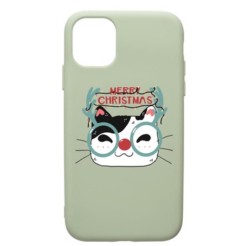 Husa Premium Silicon Compatibila Cu Apple iPhone 11, I Want To Be Rudolph, cu interiorul din material textil, protectie camera, Beryl, PGR877 Husa Premium Silicon Compatibila Cu Apple iPhone 11, I Want To Be Rudolph, cu interiorul din material textil, protectie camera, Beryl, PGR877