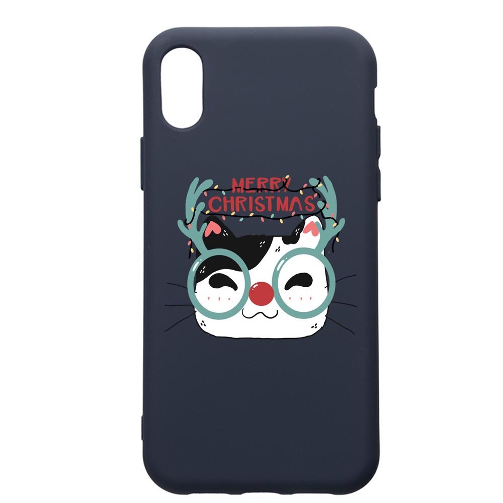 Husa Premium Silicon Compatibila Cu Apple IPhone XS Max, I Want To Be Rudolph, cu interiorul din material textil, protectie camera, Alaskan Blue, PAB877