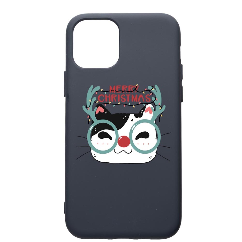 Husa Premium Silicon Compatibila Cu Apple IPhone 11, I Want To Be Rudolph, cu interiorul din material textil, protectie camera, Alaskan Blue, PAB877