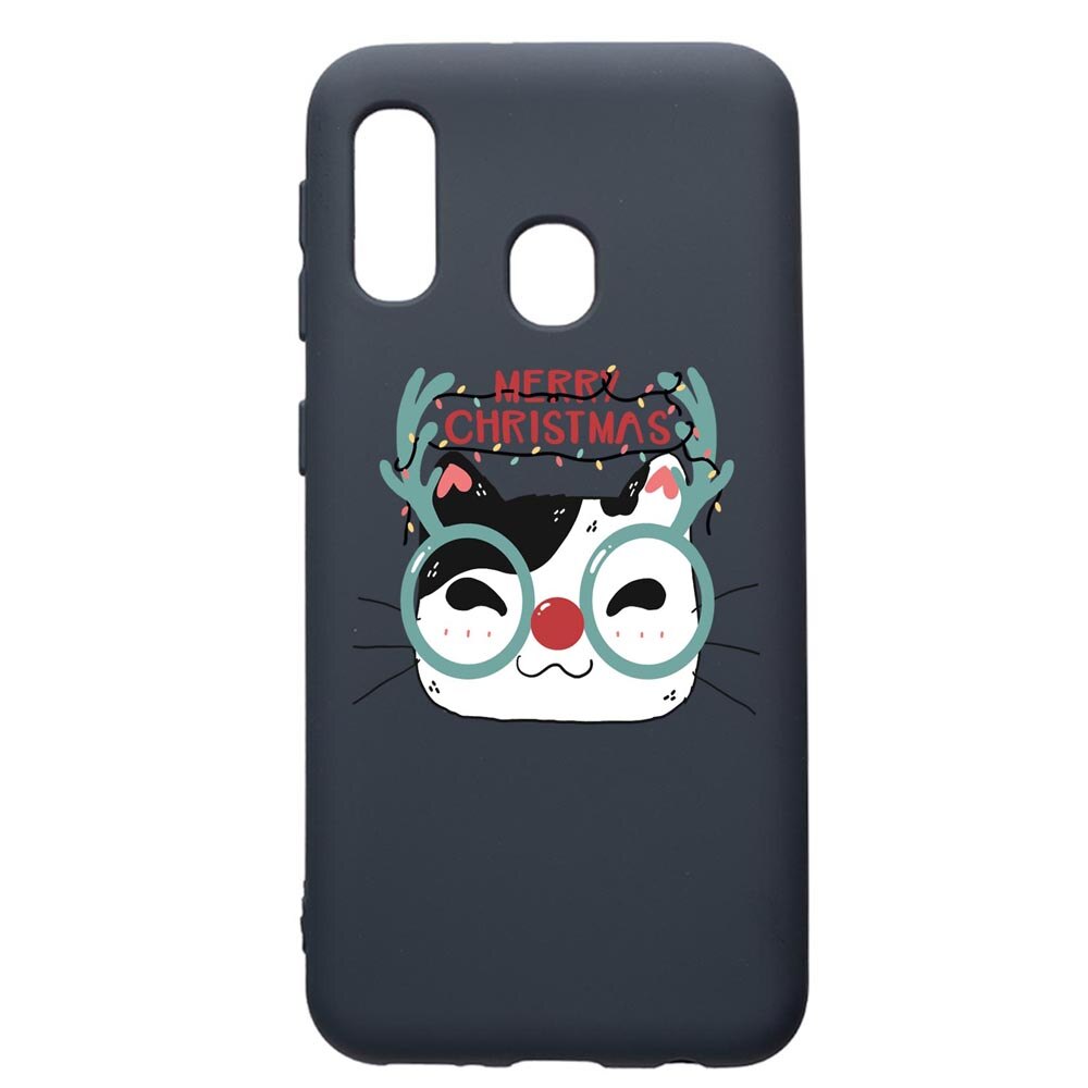 Husa Premium Silicon Compatibila Cu Samsung Galaxy A20E, I Want To Be Rudolph, cu interiorul din material textil, protectie camera, Alaskan Blue, PAB877