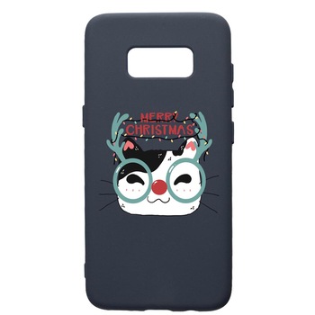 Husa Premium Silicon Compatibila Cu Samsung Galaxy S8, I Want To Be Rudolph, cu interiorul din material textil, protectie camera, Alaskan Blue, PAB877 Husa Premium Silicon Compatibila Cu Samsung Galaxy S8, I Want To Be Rudolph, cu interiorul din material textil, protectie camera, Alaskan Blue, PAB877