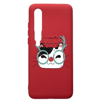 Husa Premium Silicon Compatibila Cu Xiaomi Mi 10 / Mi 10 Pro, I Want To Be Rudolph, silicon, cu interiorul din material textil, protectie camera, Red, PR877 Husa Premium Silicon Compatibila Cu Xiaomi Mi 10 / Mi 10 Pro, I Want To Be Rudolph, silicon, cu interiorul din material textil, protectie camera, Red, PR877