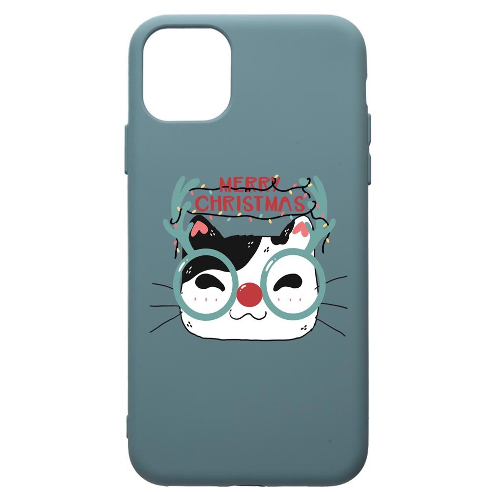 Husa Premium Silicon Compatibila Cu Apple iPhone 11 Pro Max, I Want To Be Rudolph, silicon, cu interiorul din material textil, protectie camera, Cornflower, PCF877