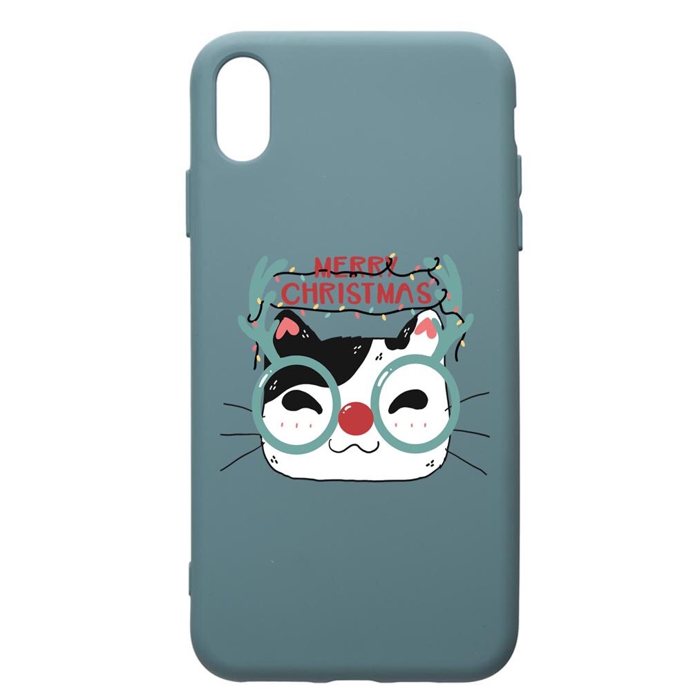 Husa Premium Silicon Compatibila Cu Huawei Y5 2019, I Want To Be Rudolph, silicon, cu interiorul din material textil, protectie camera, Cornflower, PCF877