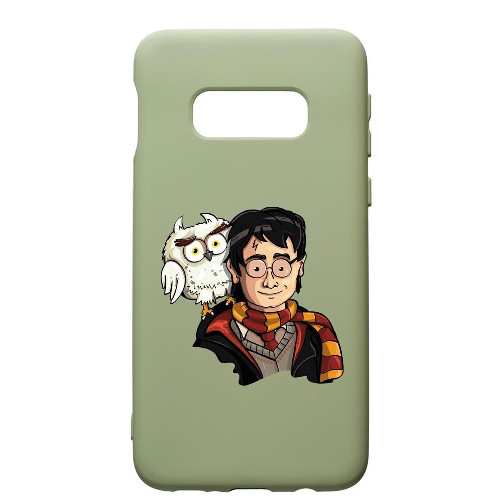 Husa Premium Silicon Compatibila Cu Samsung Galaxy S10, Harry Potter Hogwarts, cu interiorul din material textil, protectie camera, Beryl, PGR868