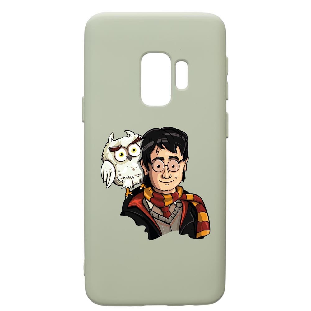 Husa Premium Silicon Compatibila Cu Samsung Galaxy S9, Harry Potter Hogwarts, cu interiorul din material textil, protectie camera, Beryl, PGR868