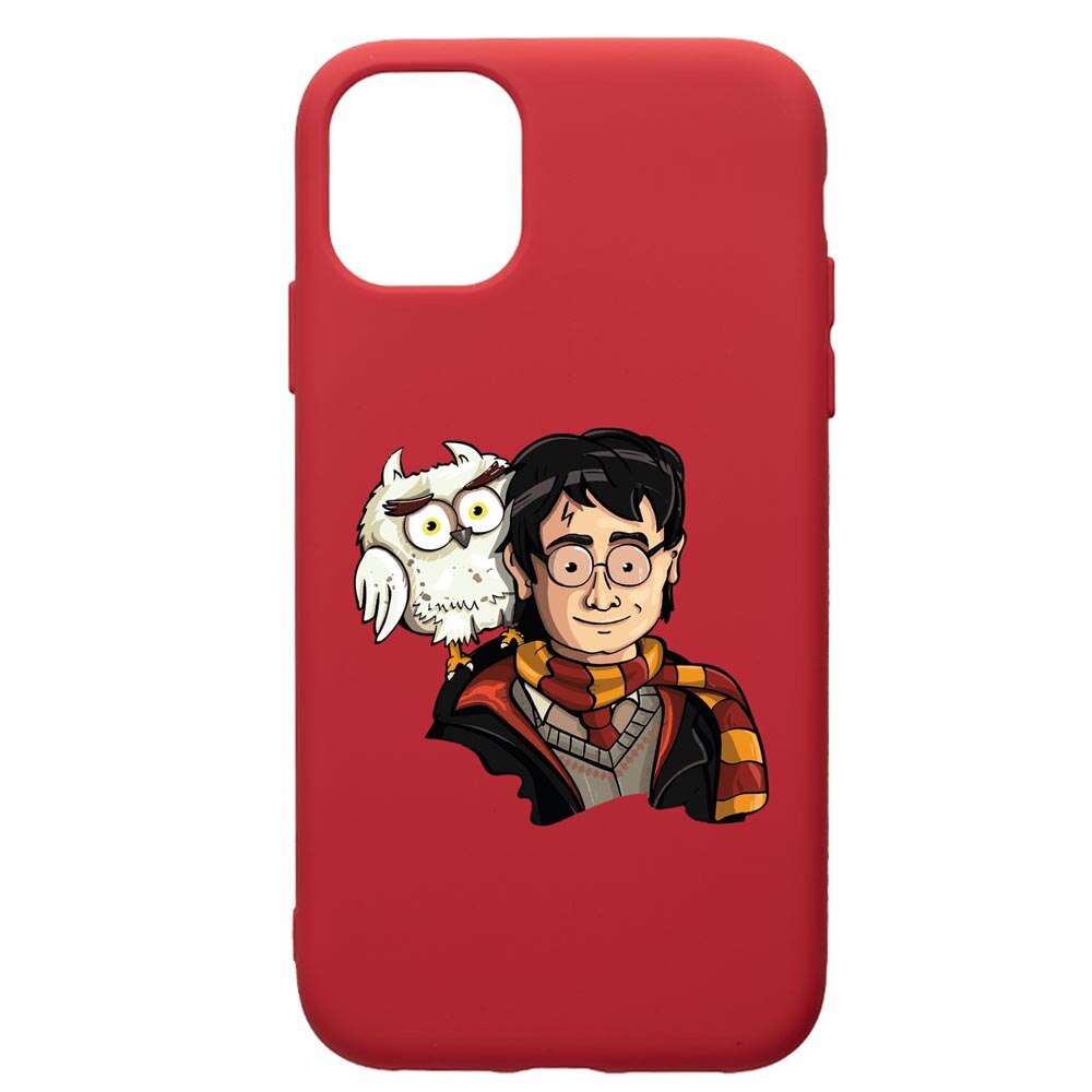 Husa Premium Silicon Compatibila Cu Apple iPhone 12 Mini, Harry Potter Hogwarts, silicon, cu interiorul din material textil, protectie camera, Red, PR868